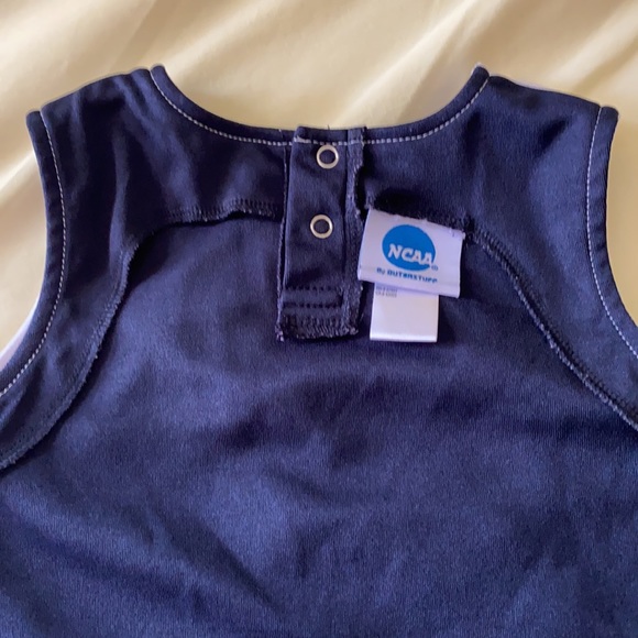 2T WVA Mountaineers Cheerleader Dress. Wht/Nvy/Gld - Picture 5 of 14